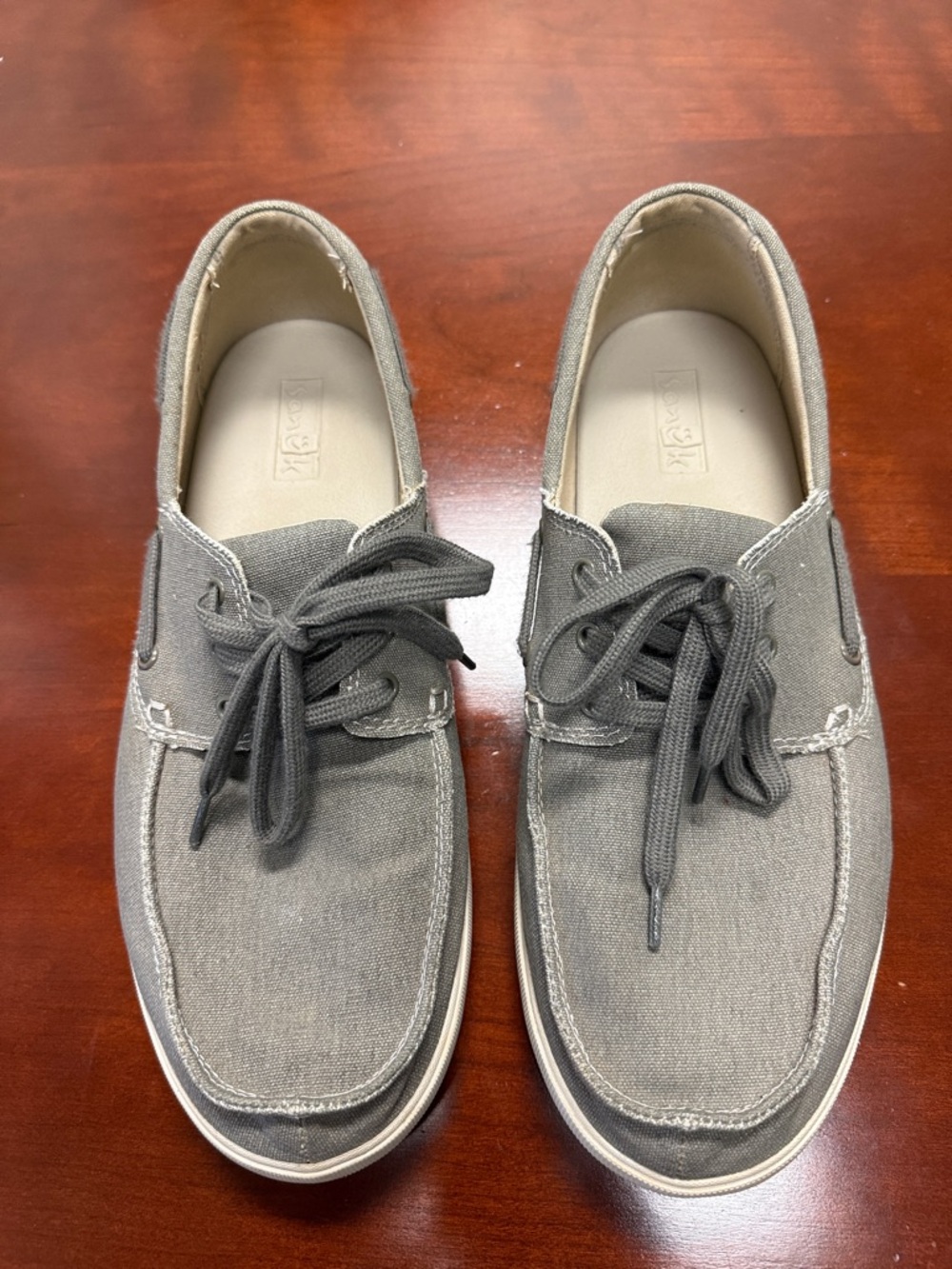 Sanuk Men's Canvas Shoes in Gray